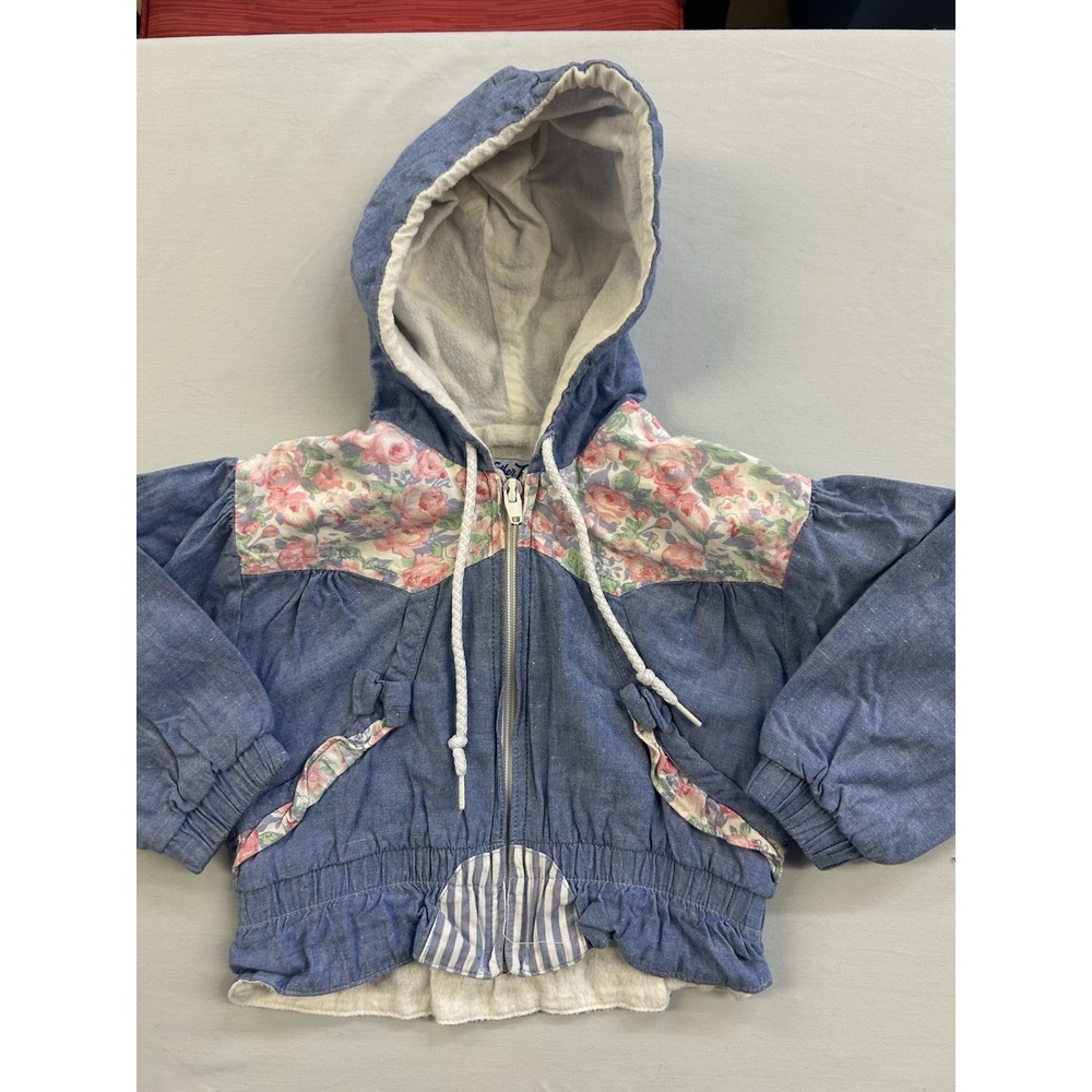 Vintage Floral Baby Jacket Size 24 Months Weather Tamer